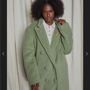 Tanner Fletcher Green Teddy Jacket